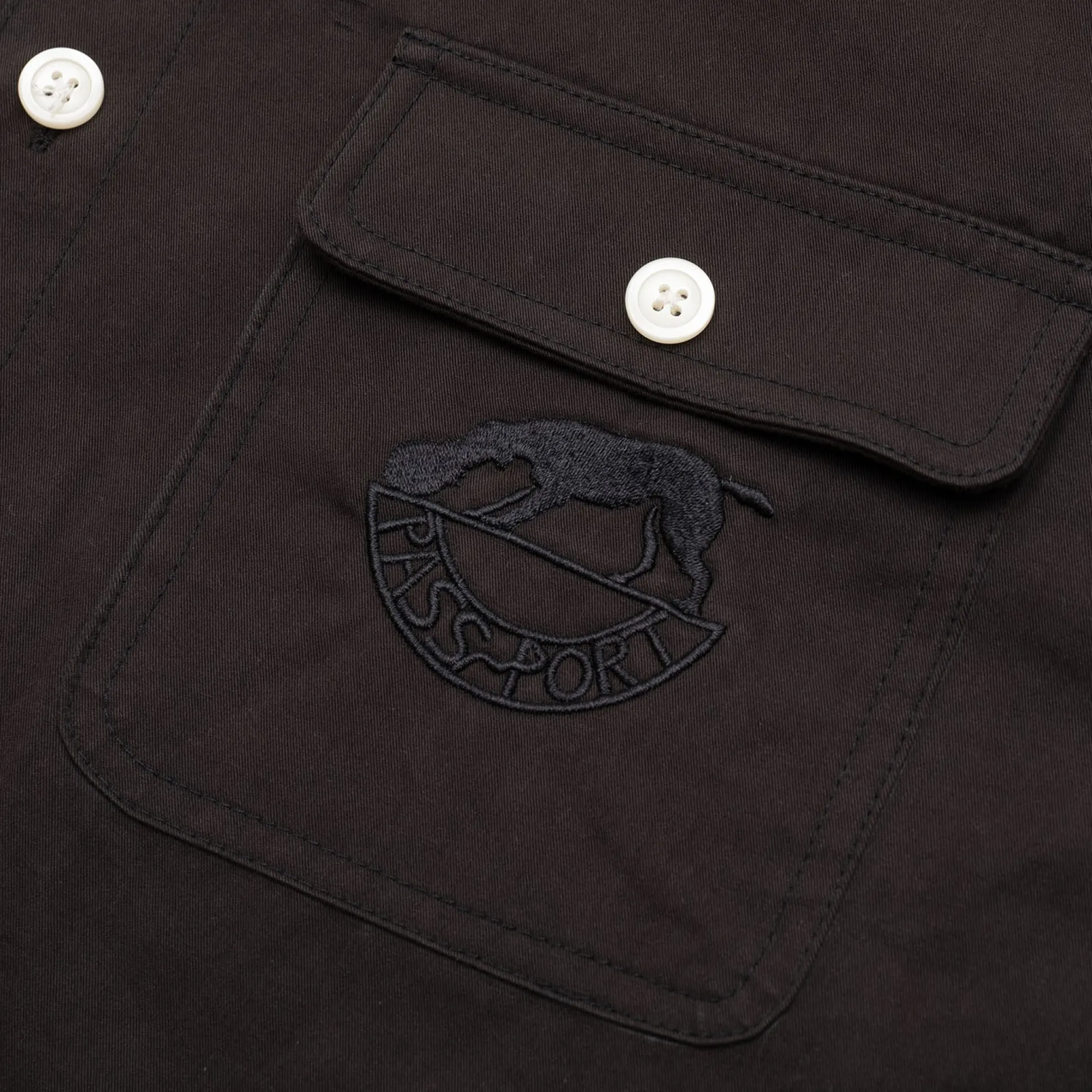 Pass~Port Fretworks Vineyard Shirt Long-sleeve - Black