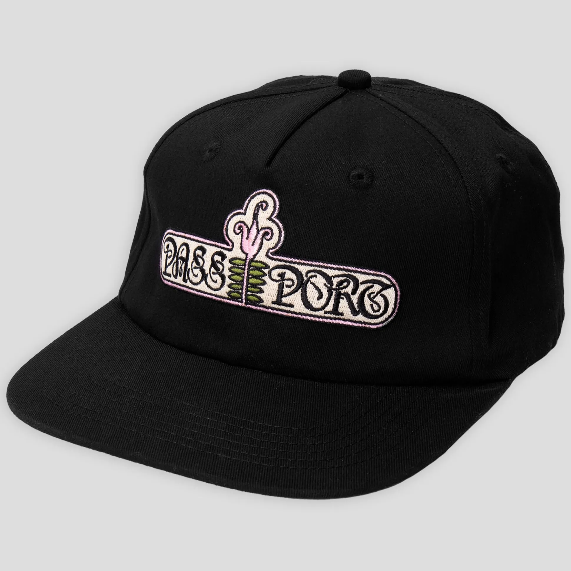Pass~Port Gardenia Workers Cap - Black