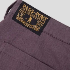 Pass~Port Herringbone Leagues Club Pant - Dark Plum