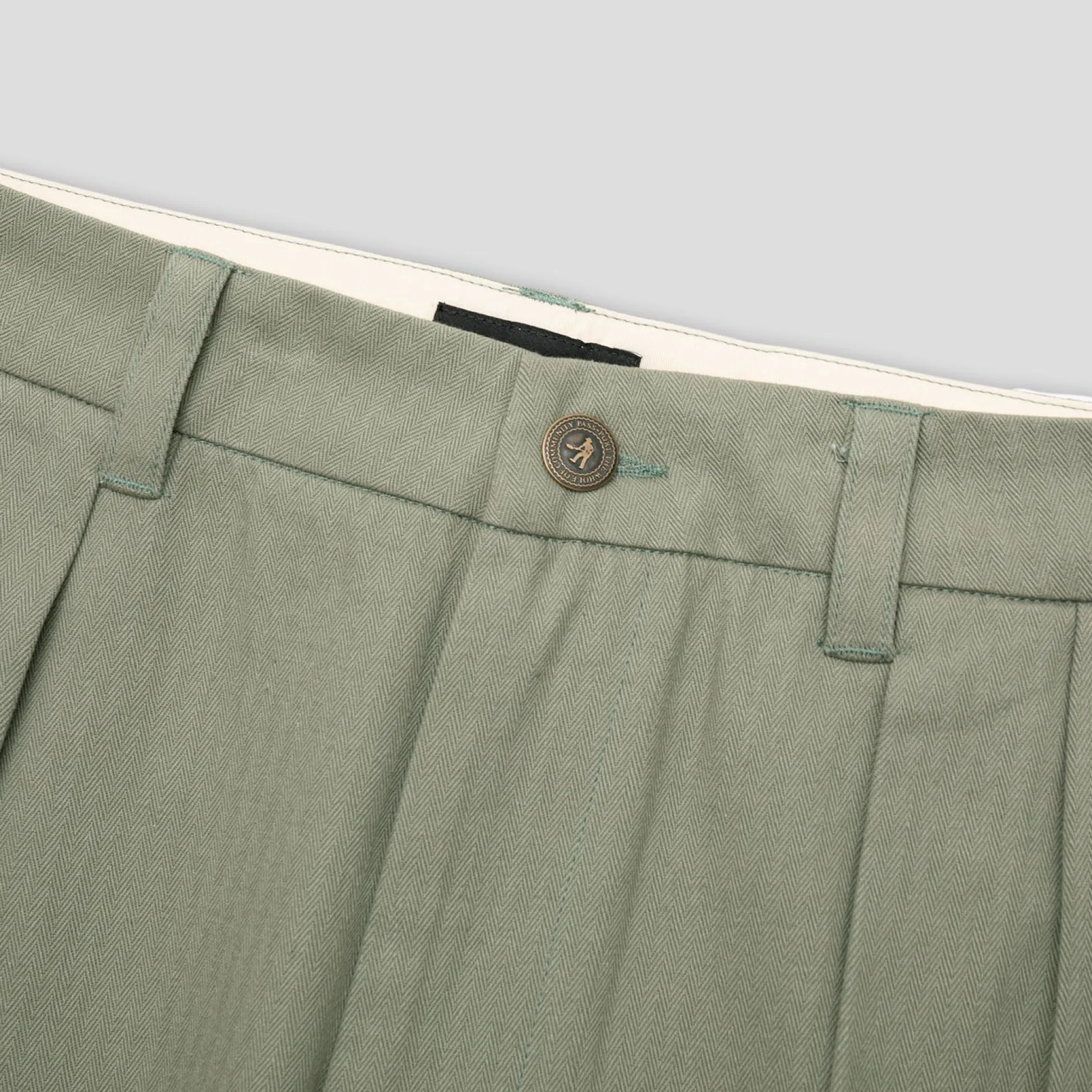 Pass~Port Herringbone Leagues Club Pant - Sage