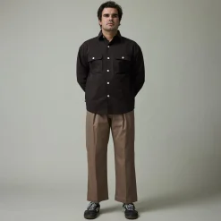 Pass~Port Herringbone Leagues Club Pant - Light Brown
