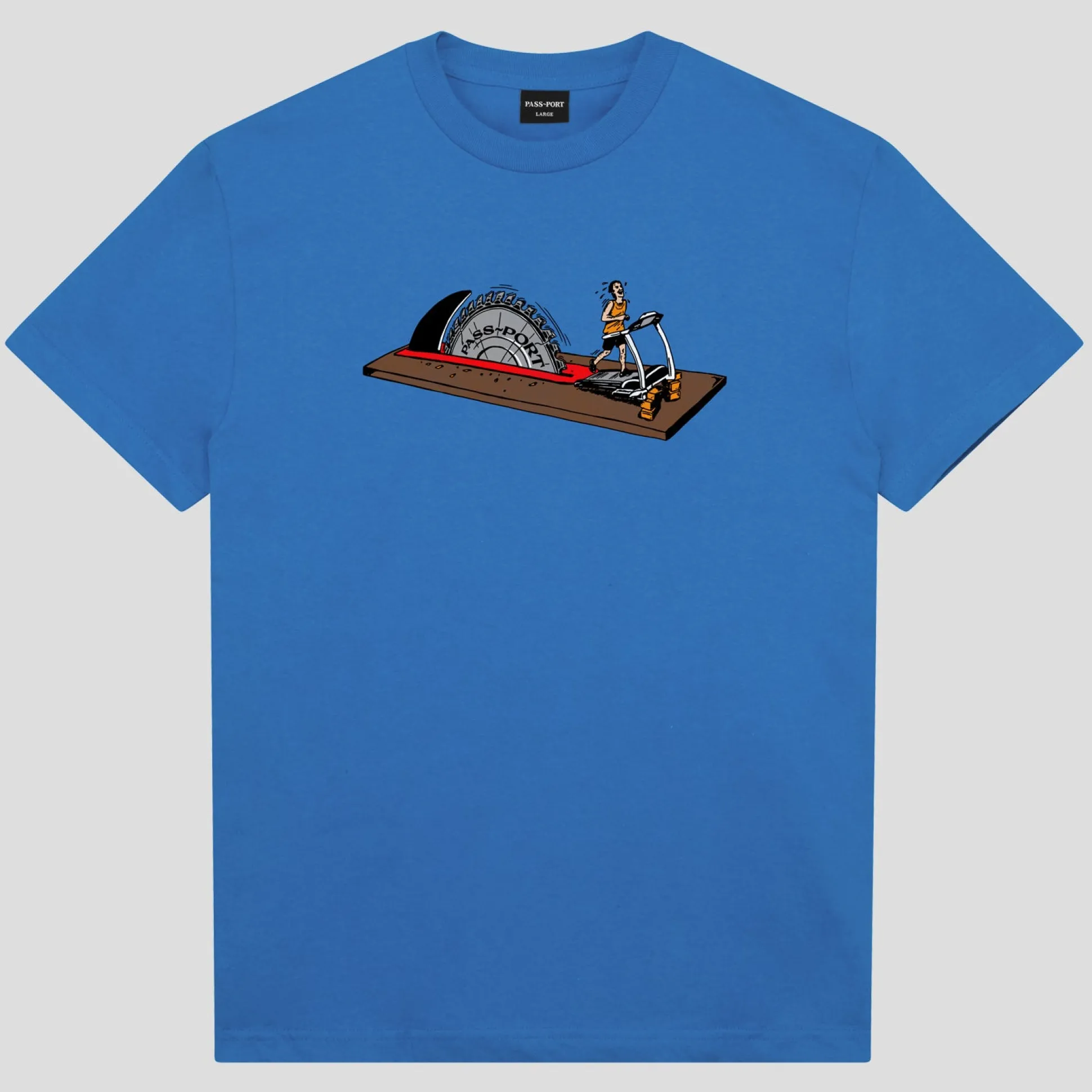 Pass~Port Keep Running Tee - Washed Royal Blue