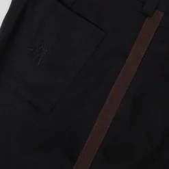 Pass~Port Leagues Club Striped Short - Black / Brown