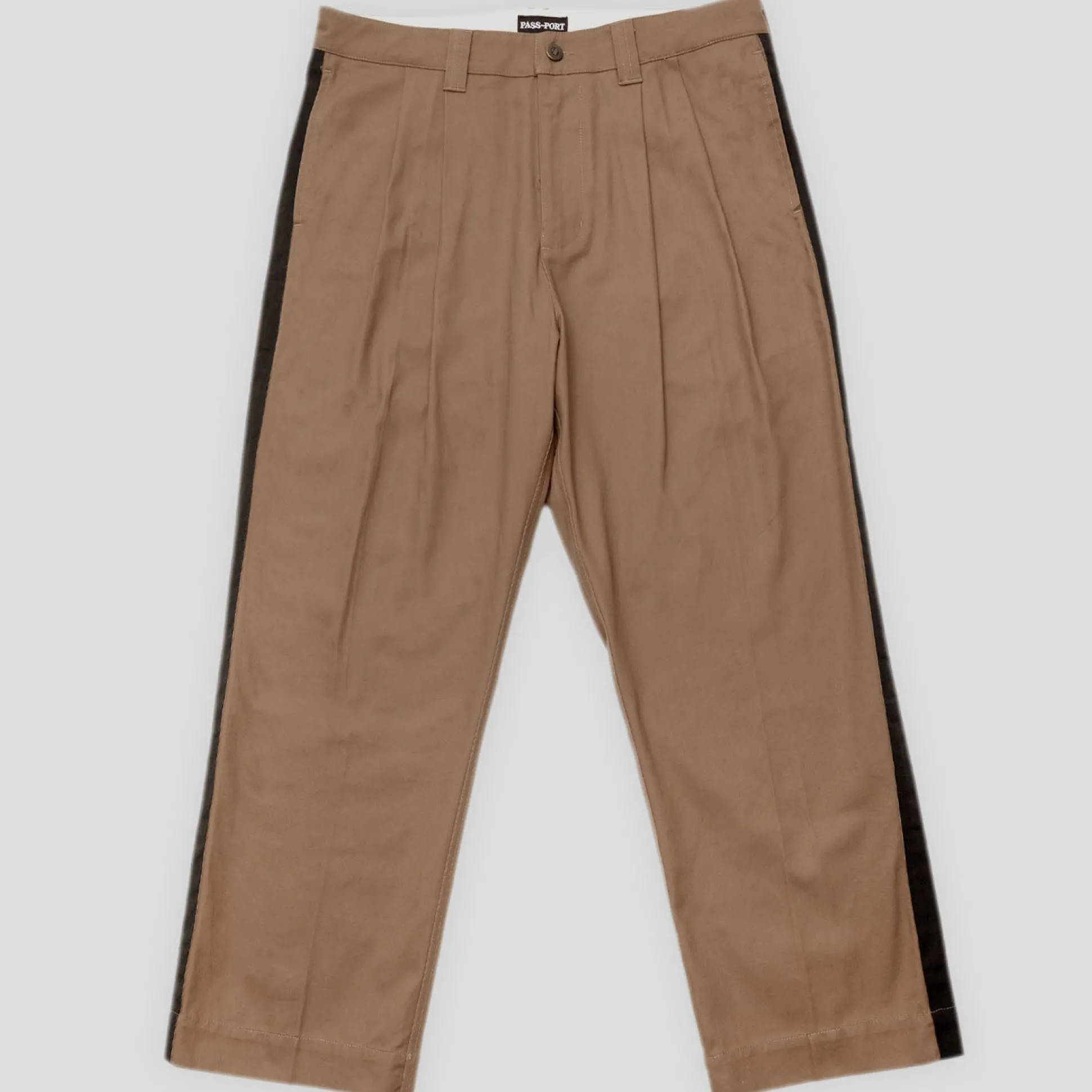 Pass~Port Leagues Club Striped Pant - Taupe / Black