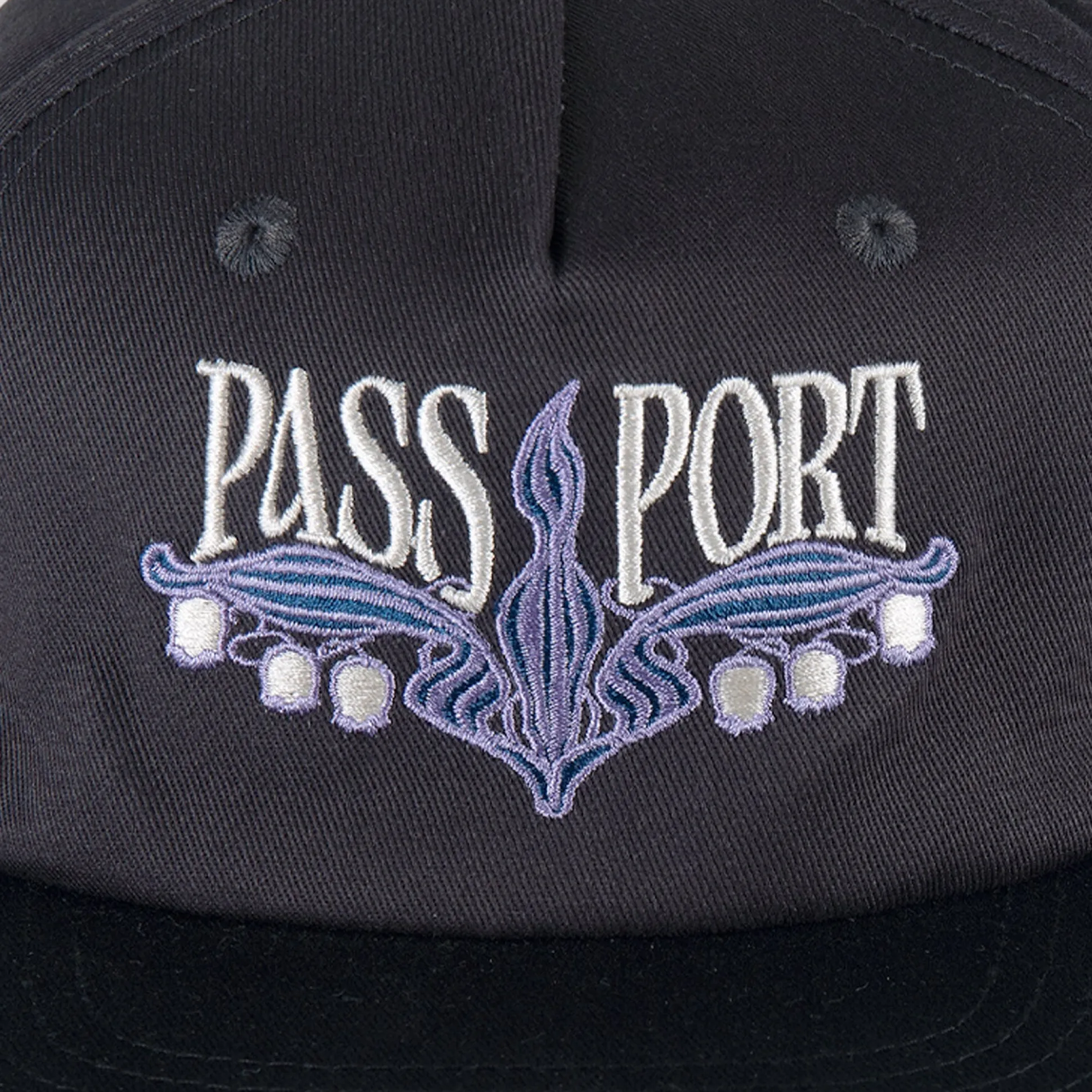 Pass~Port Lily of The Valley Workers Cap - Tar / Pitch Black