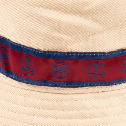 PASS~PORT LOW LIFE "RIBBON" BUCKET HAT NATURAL