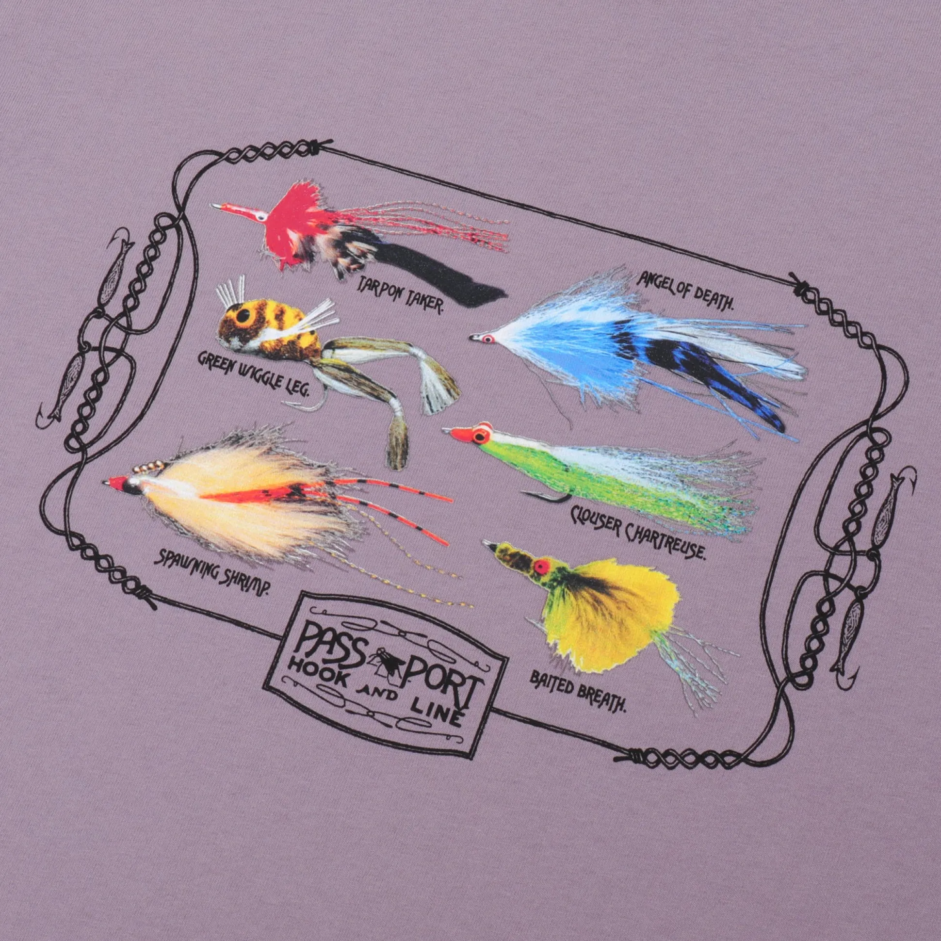 Pass~Port Lures Tee - Dusty Lilac