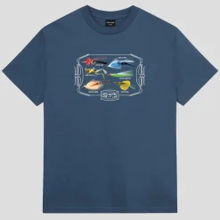 Pass~Port Lures Tee - Harbour Blue