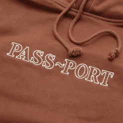 Pass~Port Official Organic Cotton Hoodie - Deep Rust