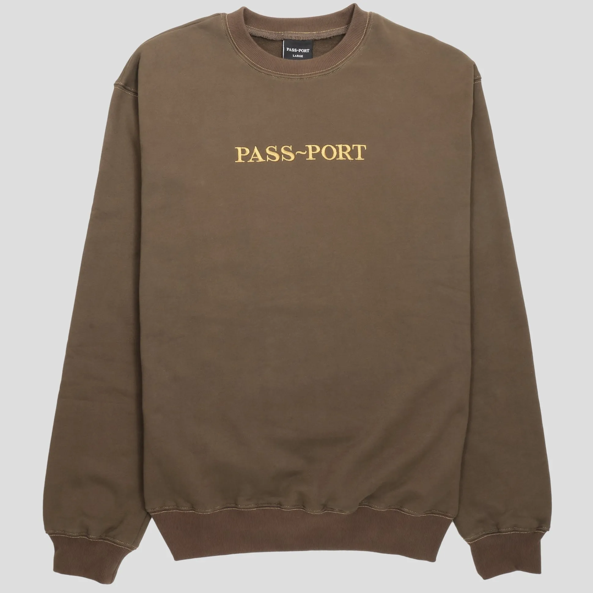 PASS~PORT "OFFICIAL ORGANIC" SWEATER CHOC