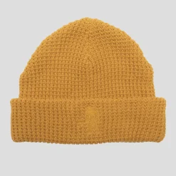 Pass~Port Organic Waffle Knit Beanie - Marigold
