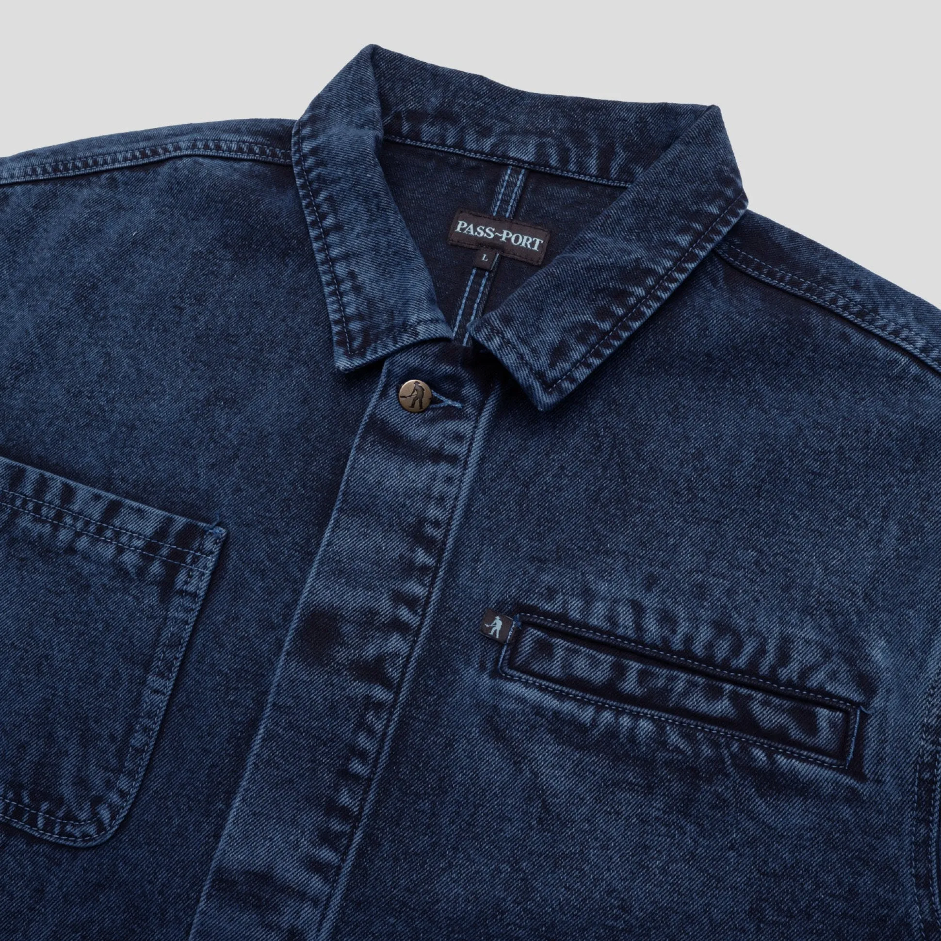 Pass~Port Painters Jacket - Navy Over-Dye