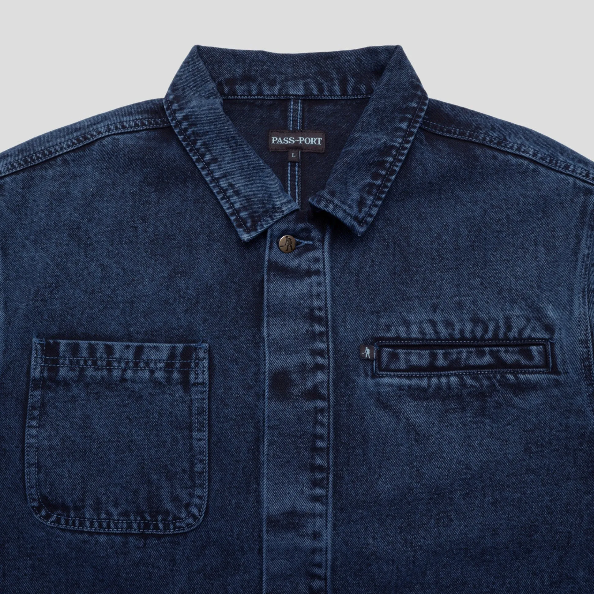 Pass~Port Painters Jacket - Navy Over-Dye