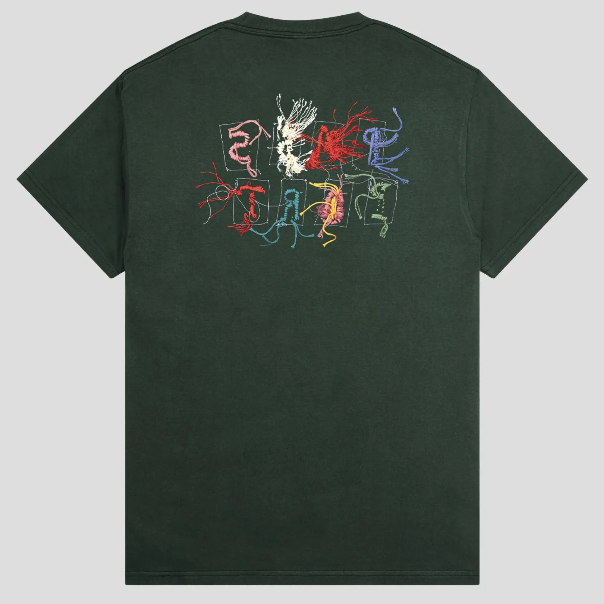 Pass~Port Patchwork Tee - Forest Green