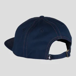 Pass~Port Pattoned Casual Cap - Navy