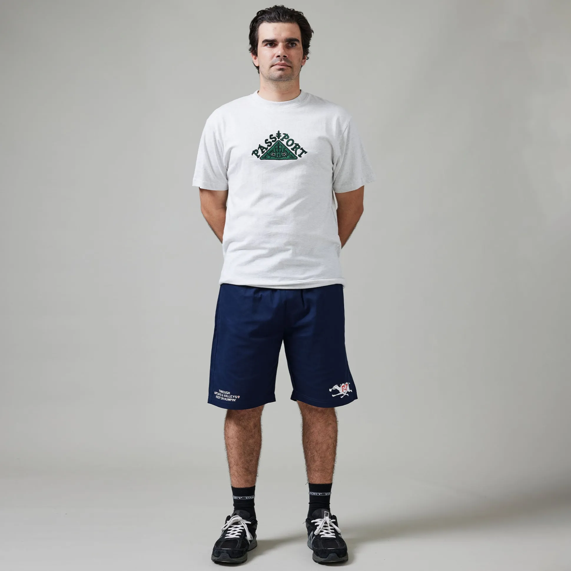 Pass~Port Peaks & Valleys Casual Short - Navy