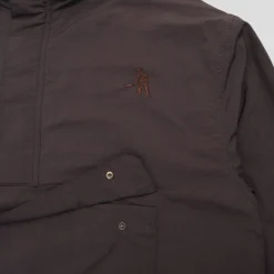 Pass~Port Pullover Lined Spray Jacket RPET - Dark Chocolate