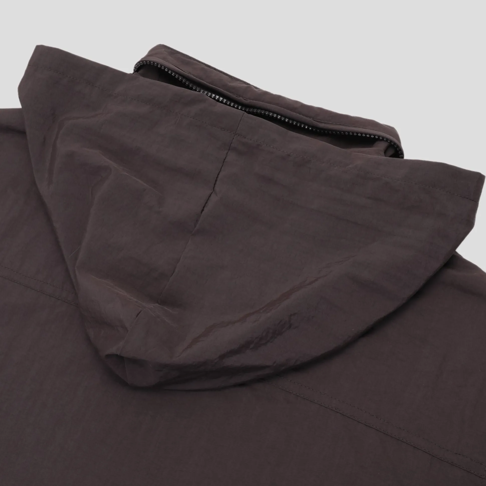 Pass~Port Pullover Lined Spray Jacket RPET - Dark Chocolate
