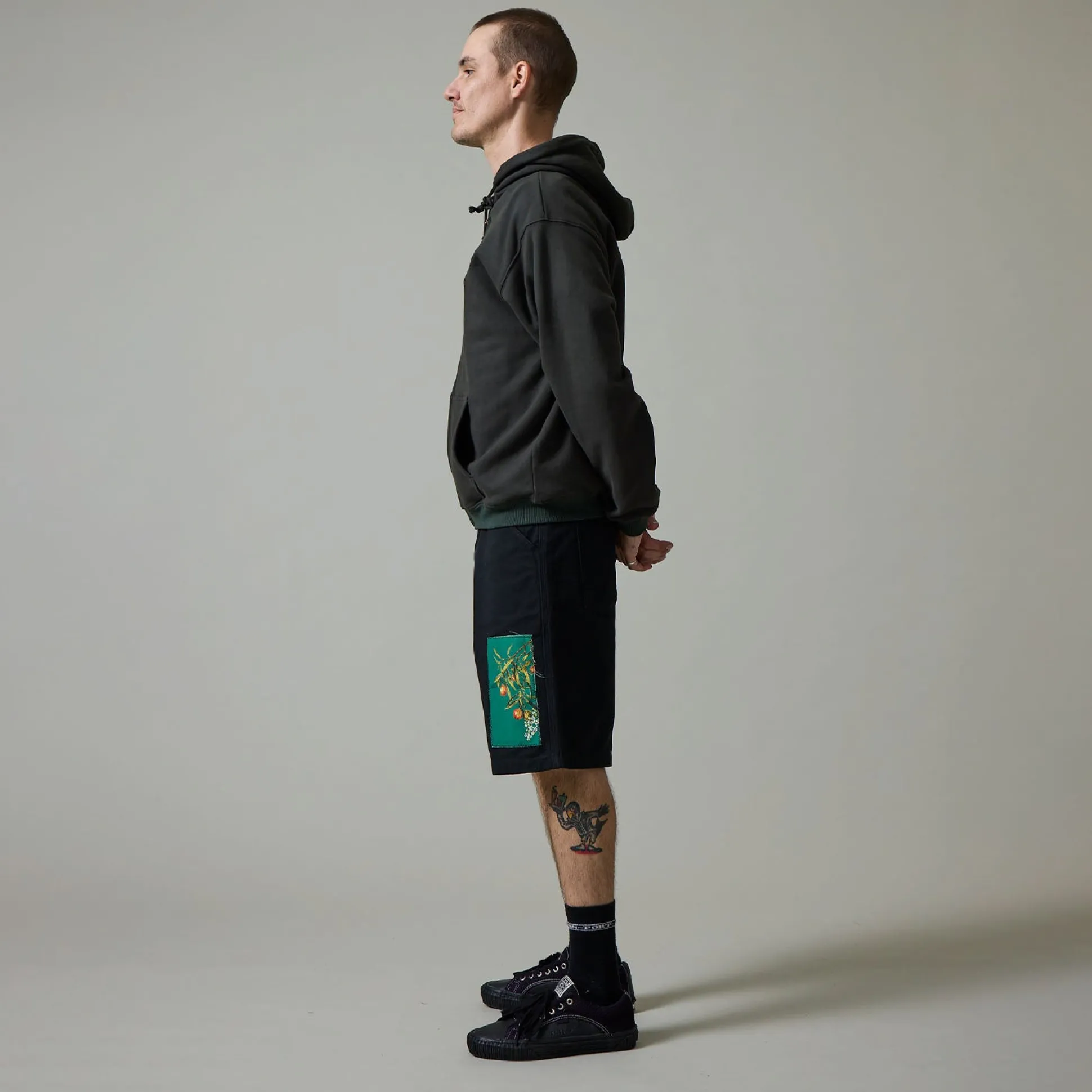 Pass~Port Quandong Workers Club Jean Short - Washed Black