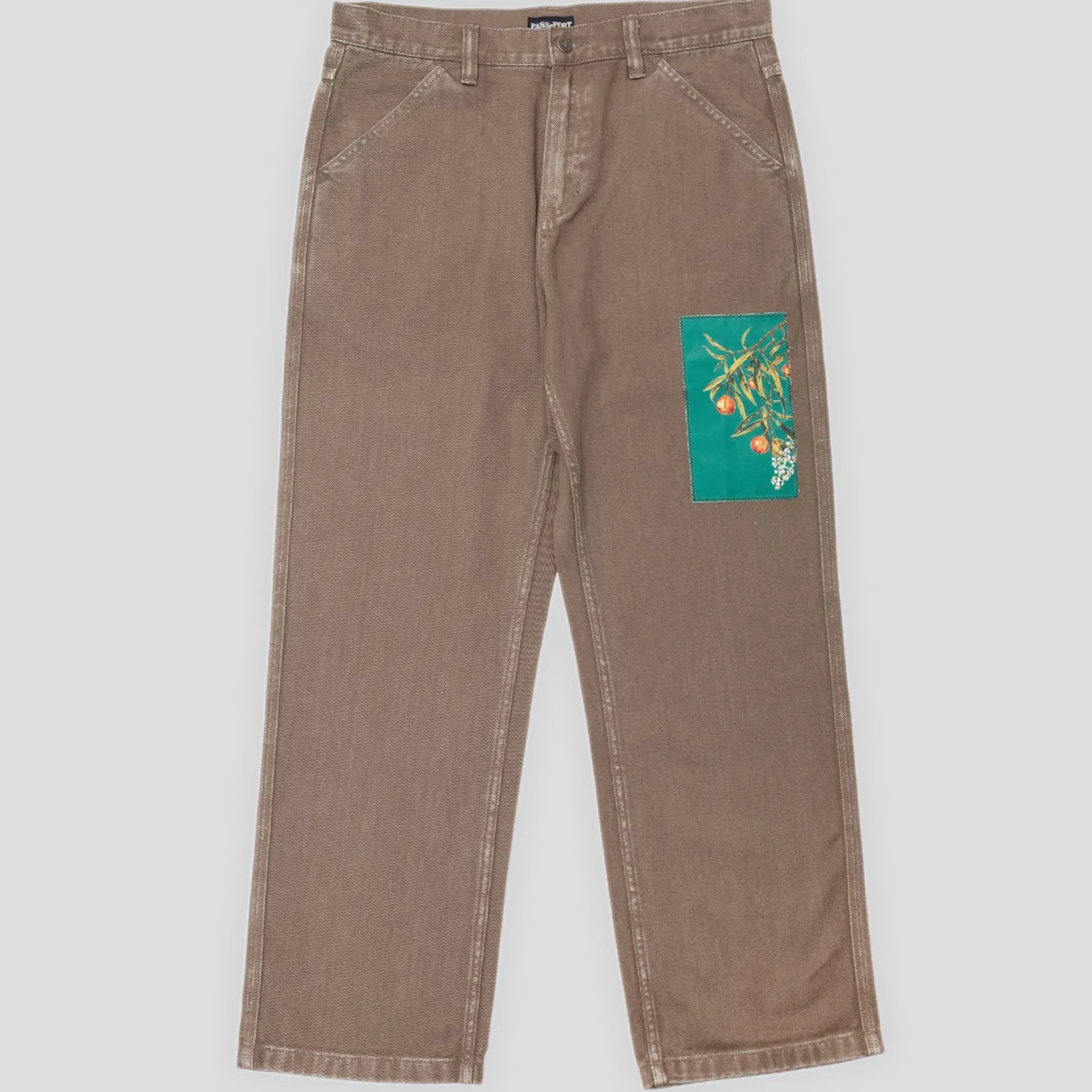Pass~Port Quandong Workers Club Denim Jean - Washed Brown