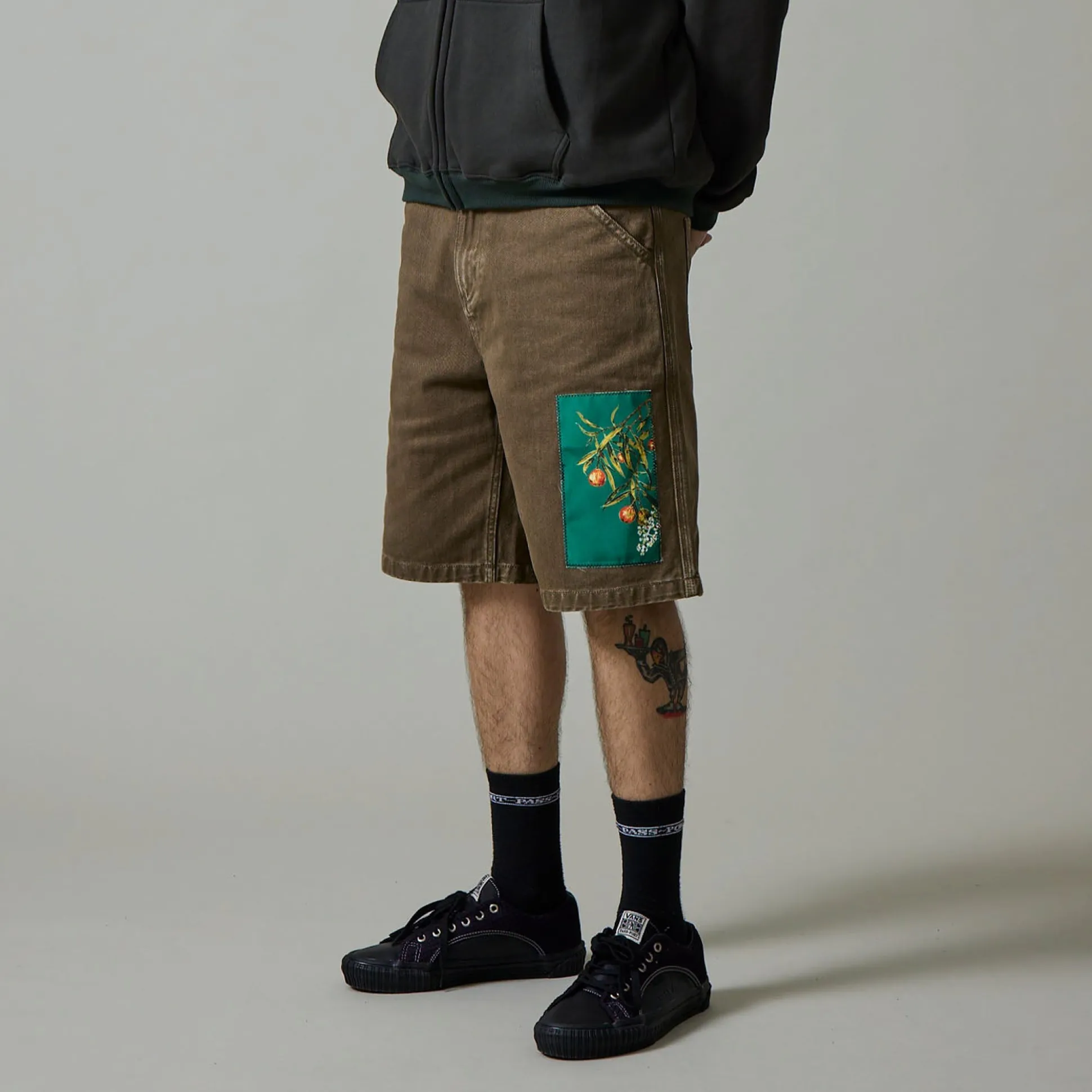 Pass~Port Quandong Workers Club Jean Short - Washed Brown