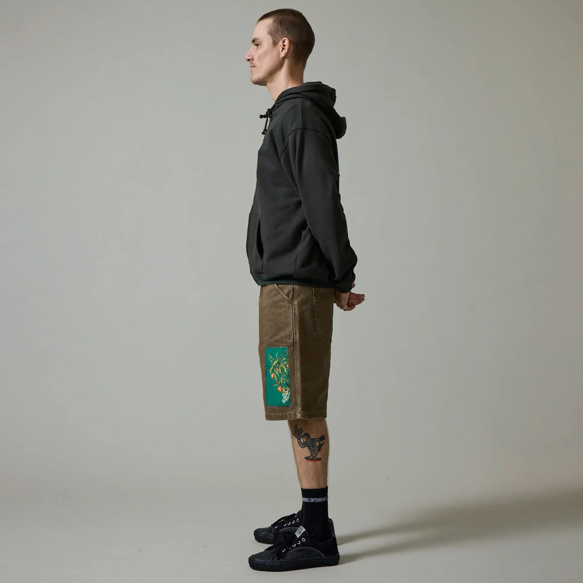 Pass~Port Quandong Workers Club Jean Short - Washed Brown