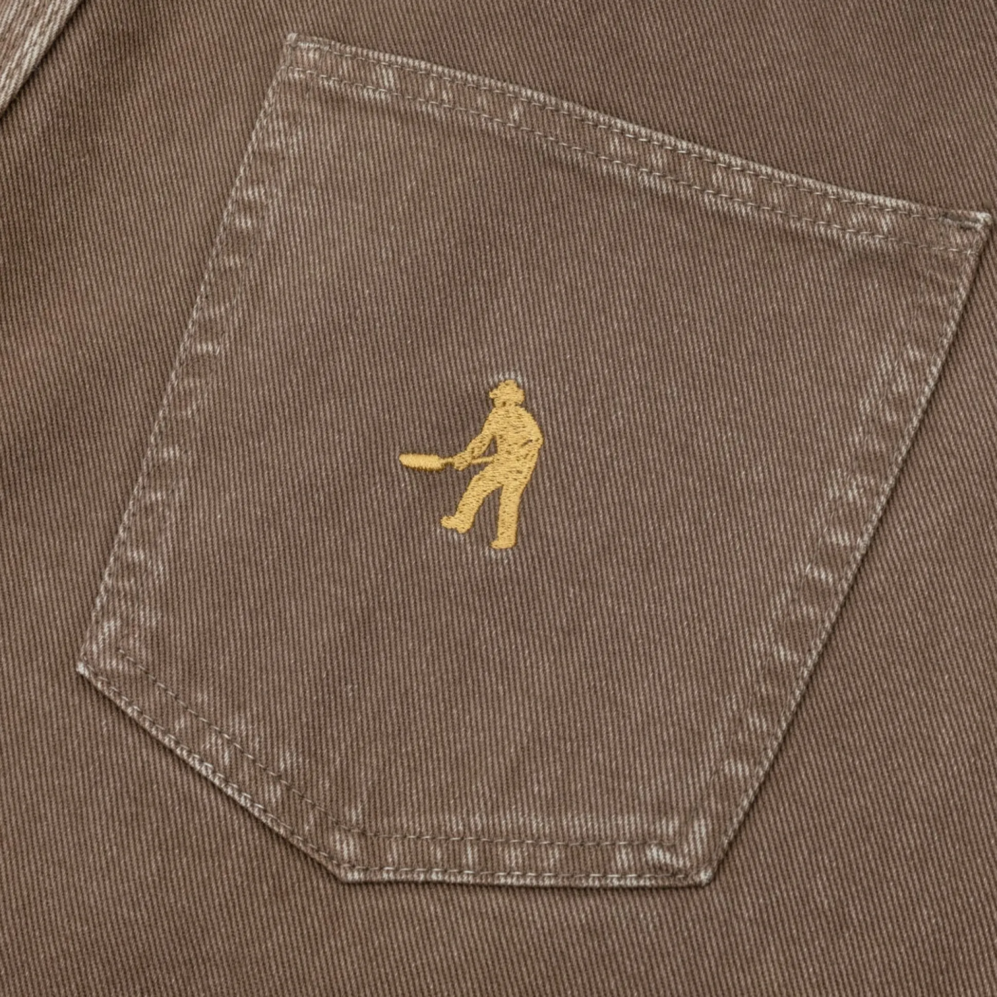 Pass~Port Quandong Workers Club Jean Short - Washed Brown