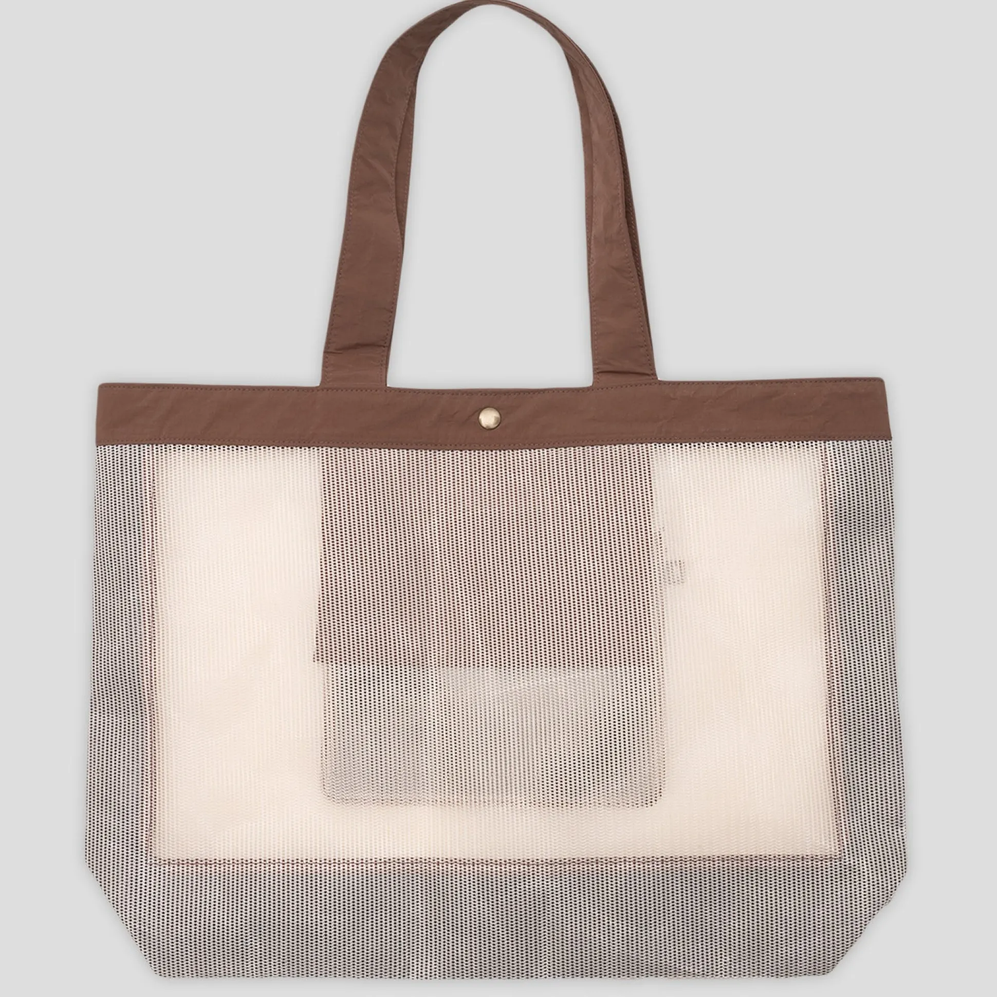 Pass~Port Radish RPET Mesh Tote Bag - Brown