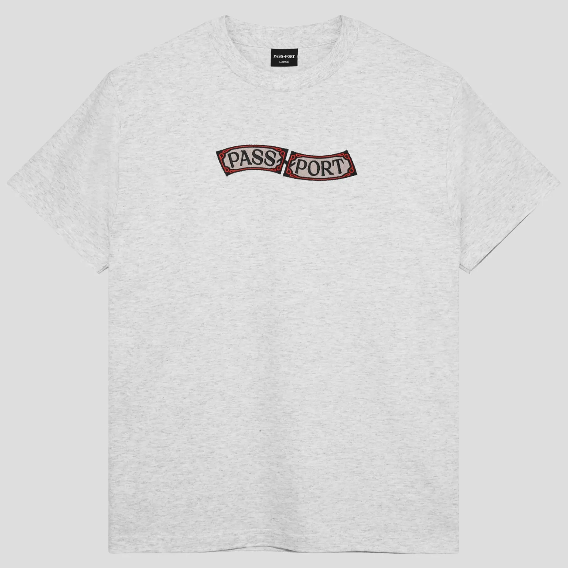 Pass~Port Red Flag Tee - Ash