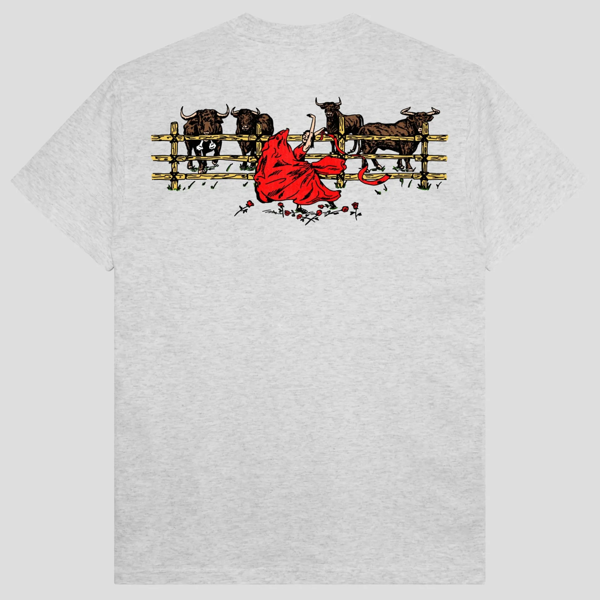 Pass~Port Red Flag Tee - Ash
