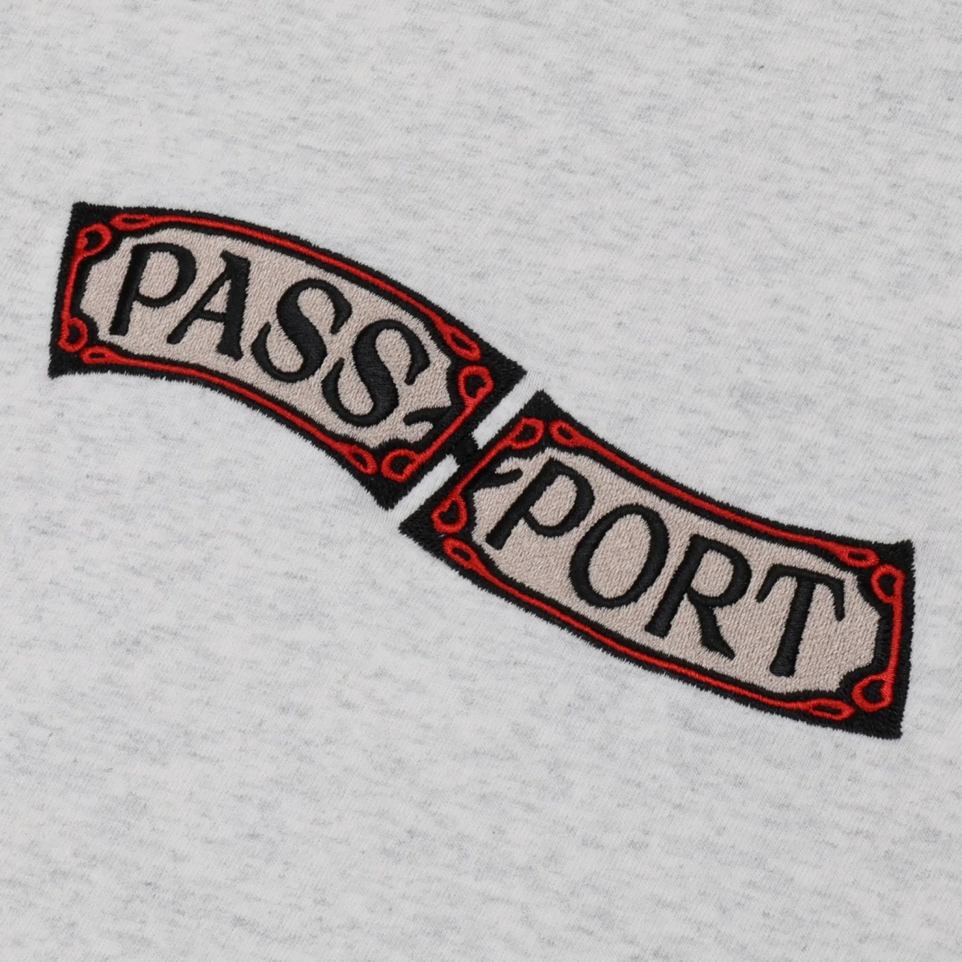 Pass~Port Red Flag Tee - Ash