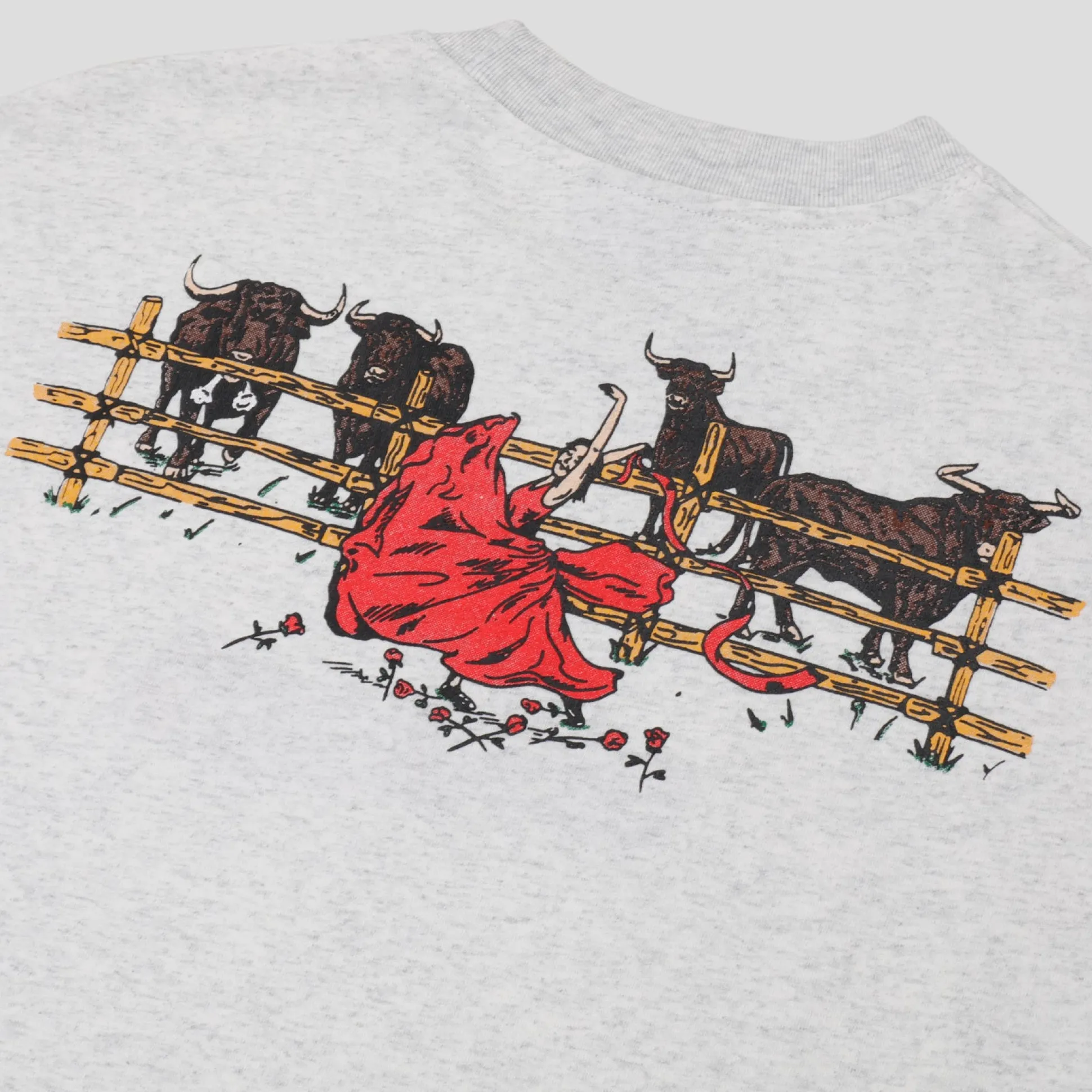 Pass~Port Red Flag Tee - Ash