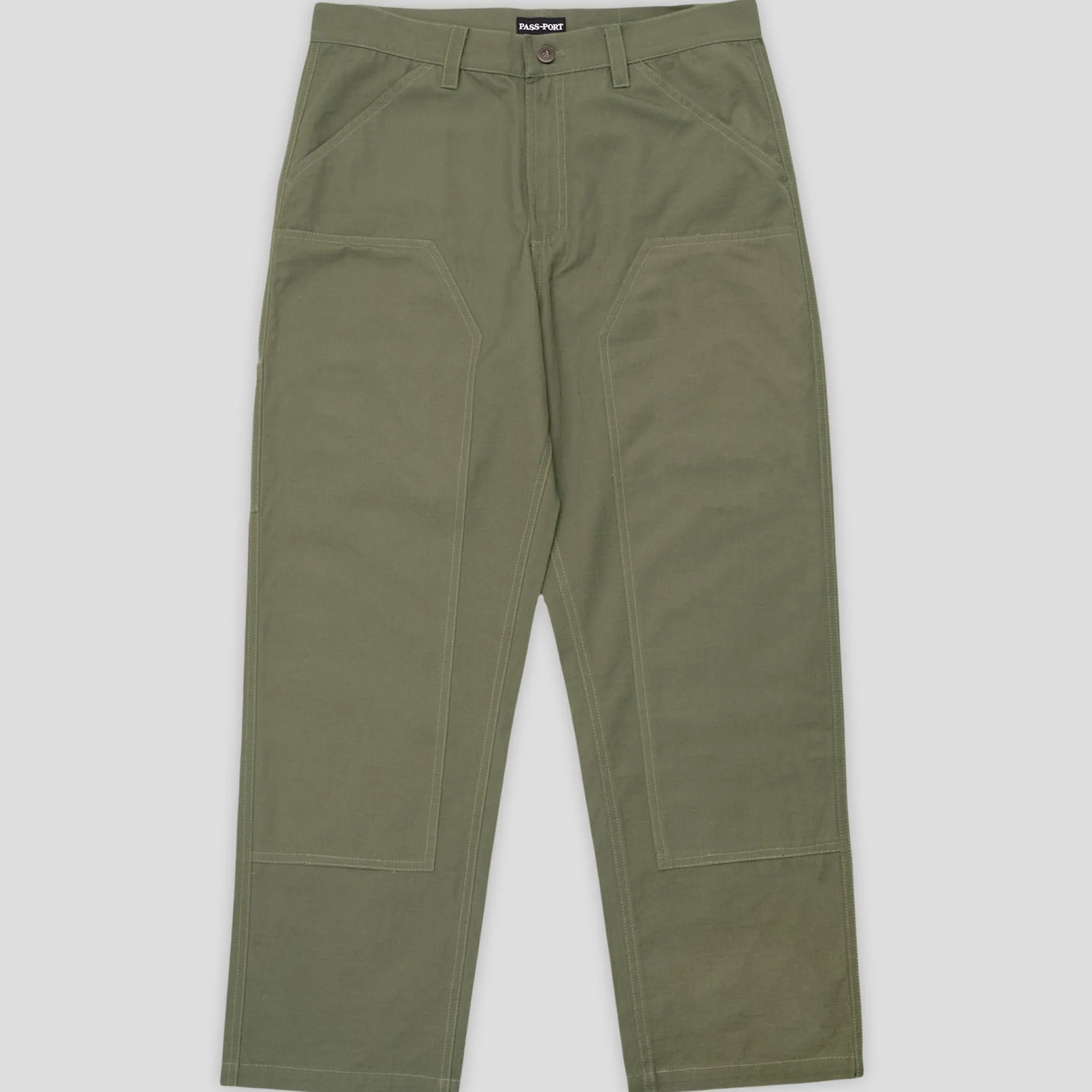 Pass~Port Ripstop Double Knee Diggers Club Pant - Moss