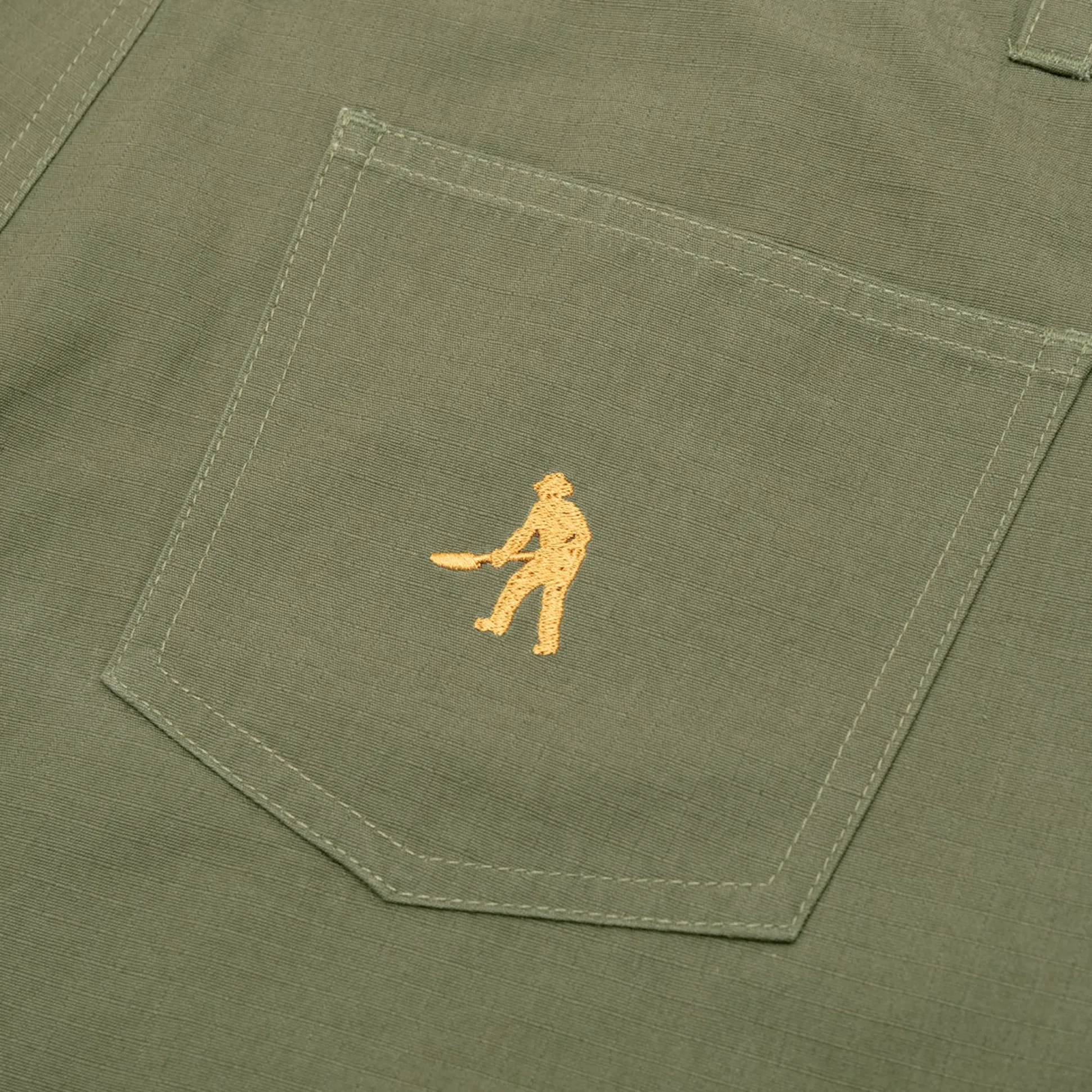 Pass~Port Ripstop Double Knee Diggers Club Pant - Moss