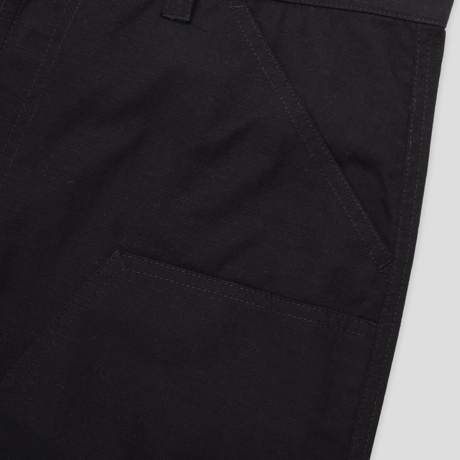 Pass~Port Ripstop Double Knee Diggers Club Short - Black