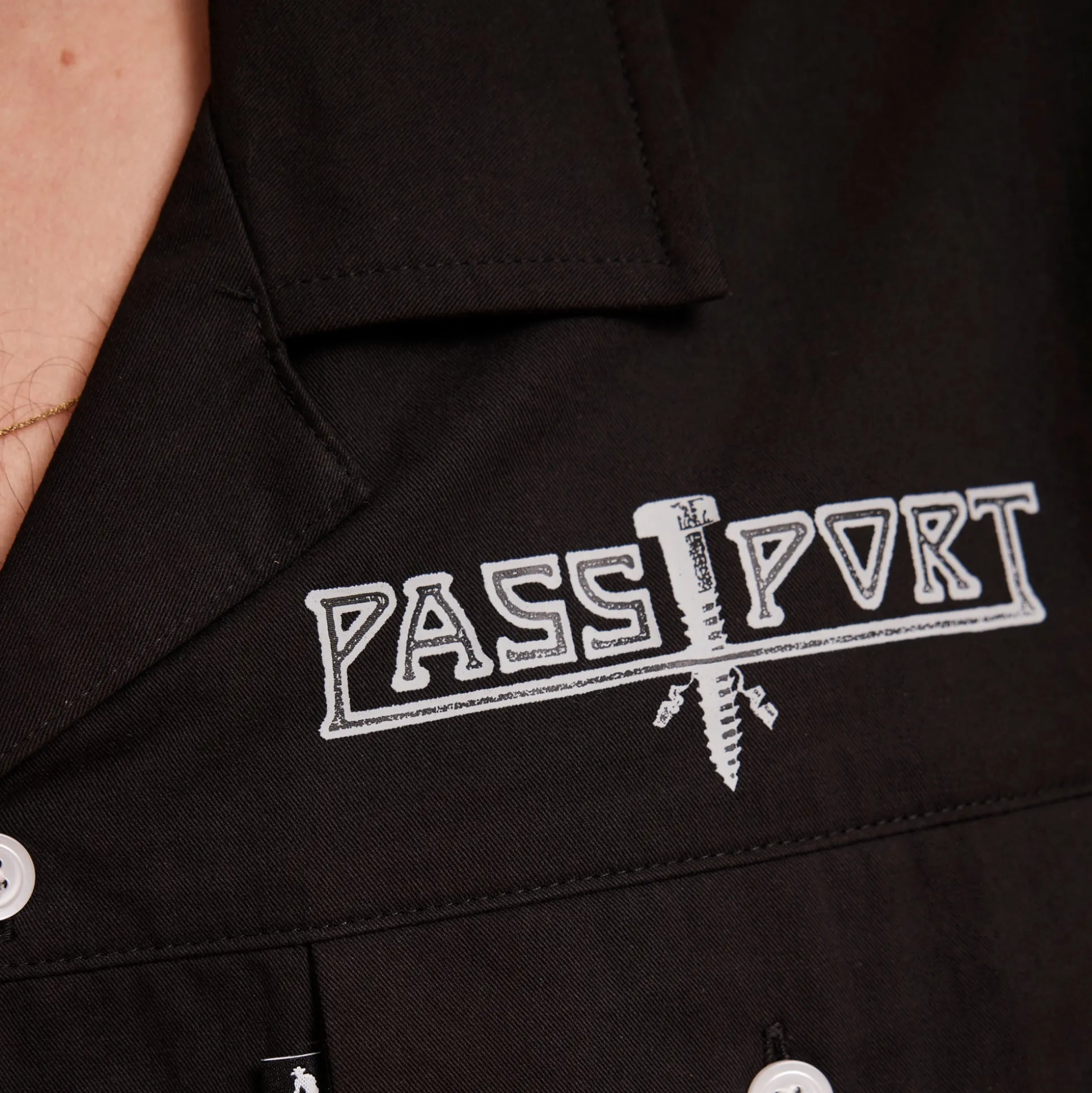 Pass~Port Screwed Casual Shirt - Black