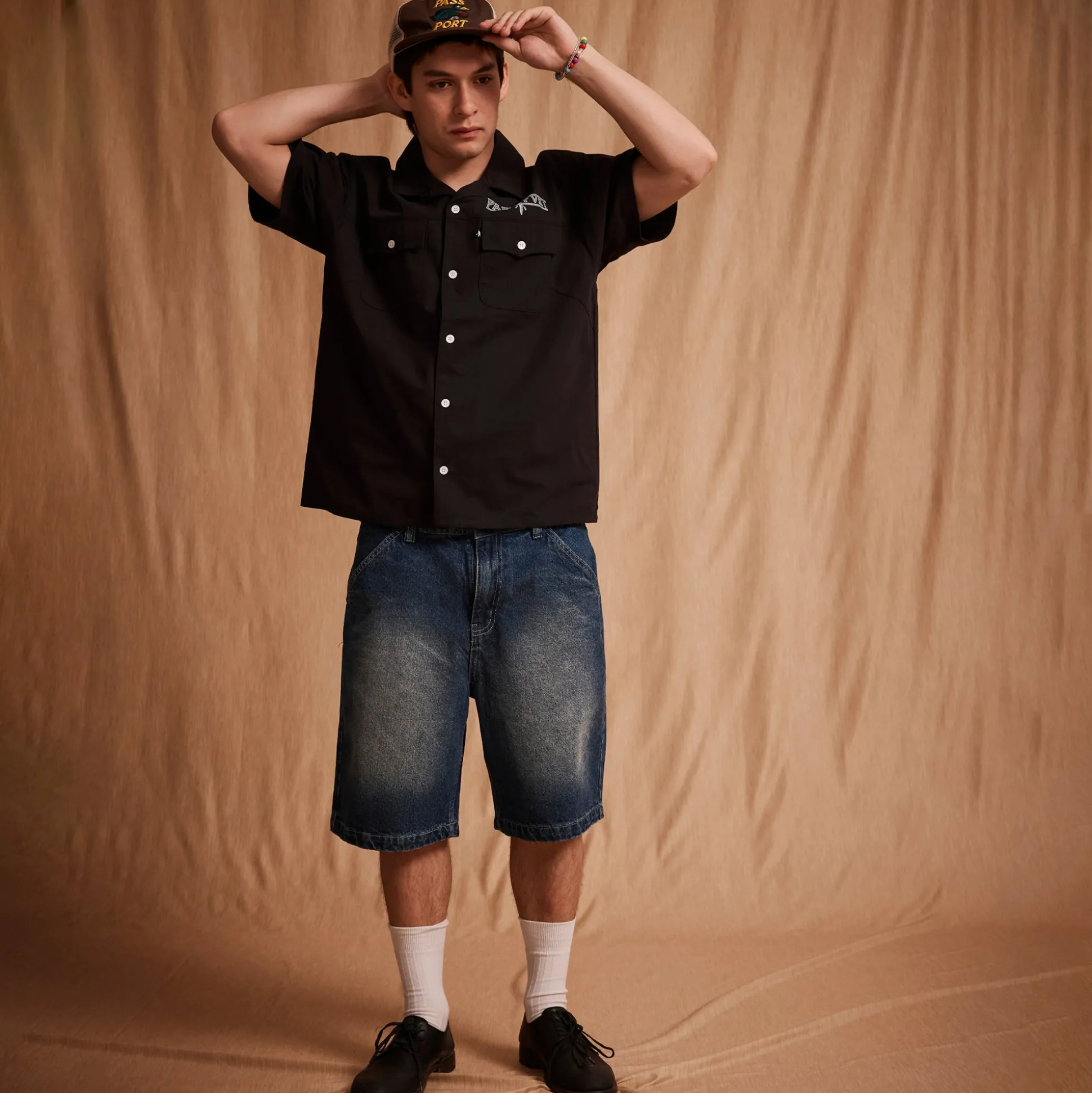 Pass~Port Screwed Casual Shirt - Steel Blue