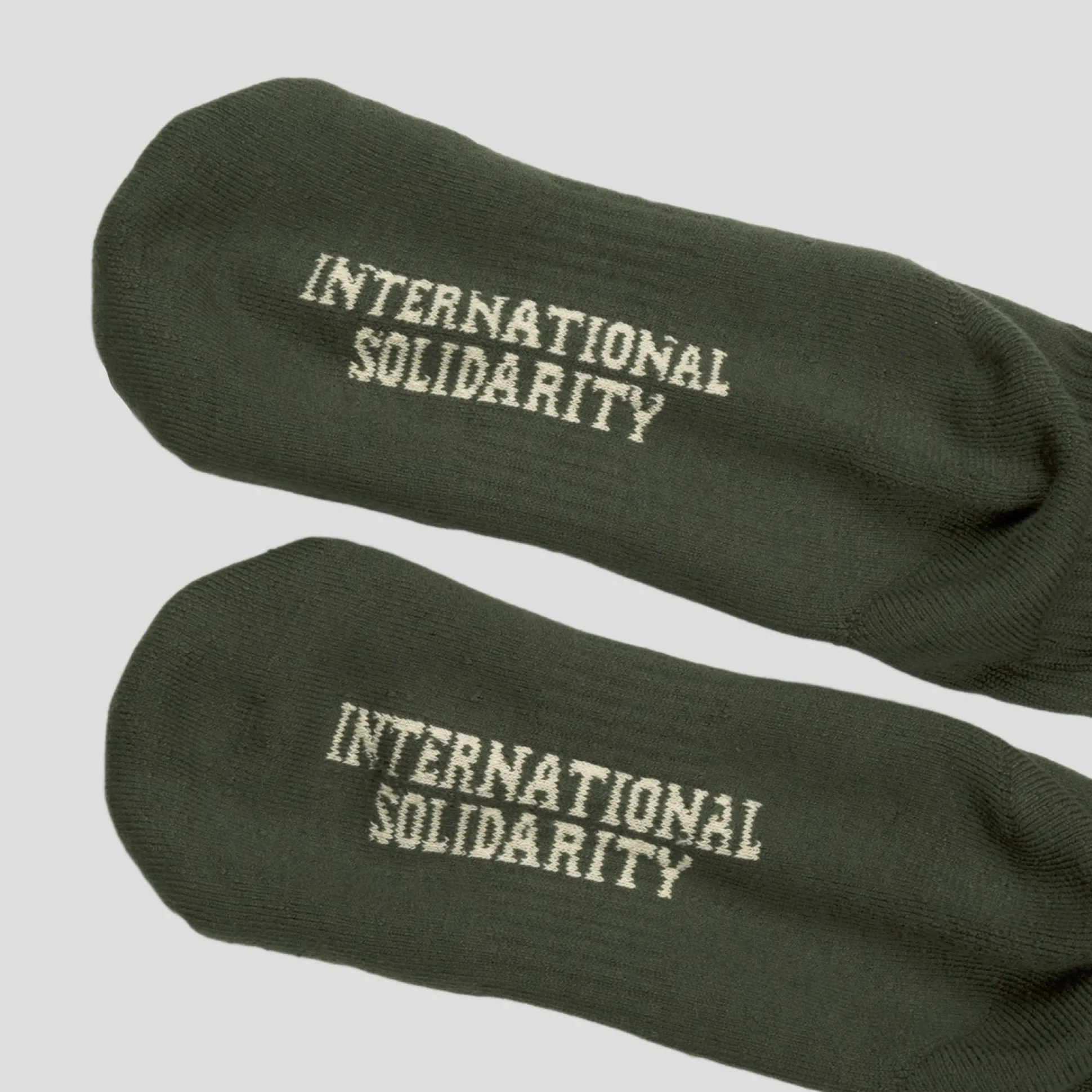 Pass~Port Store & Gallery Exclusive Inter~Solid Sox - Forest Green