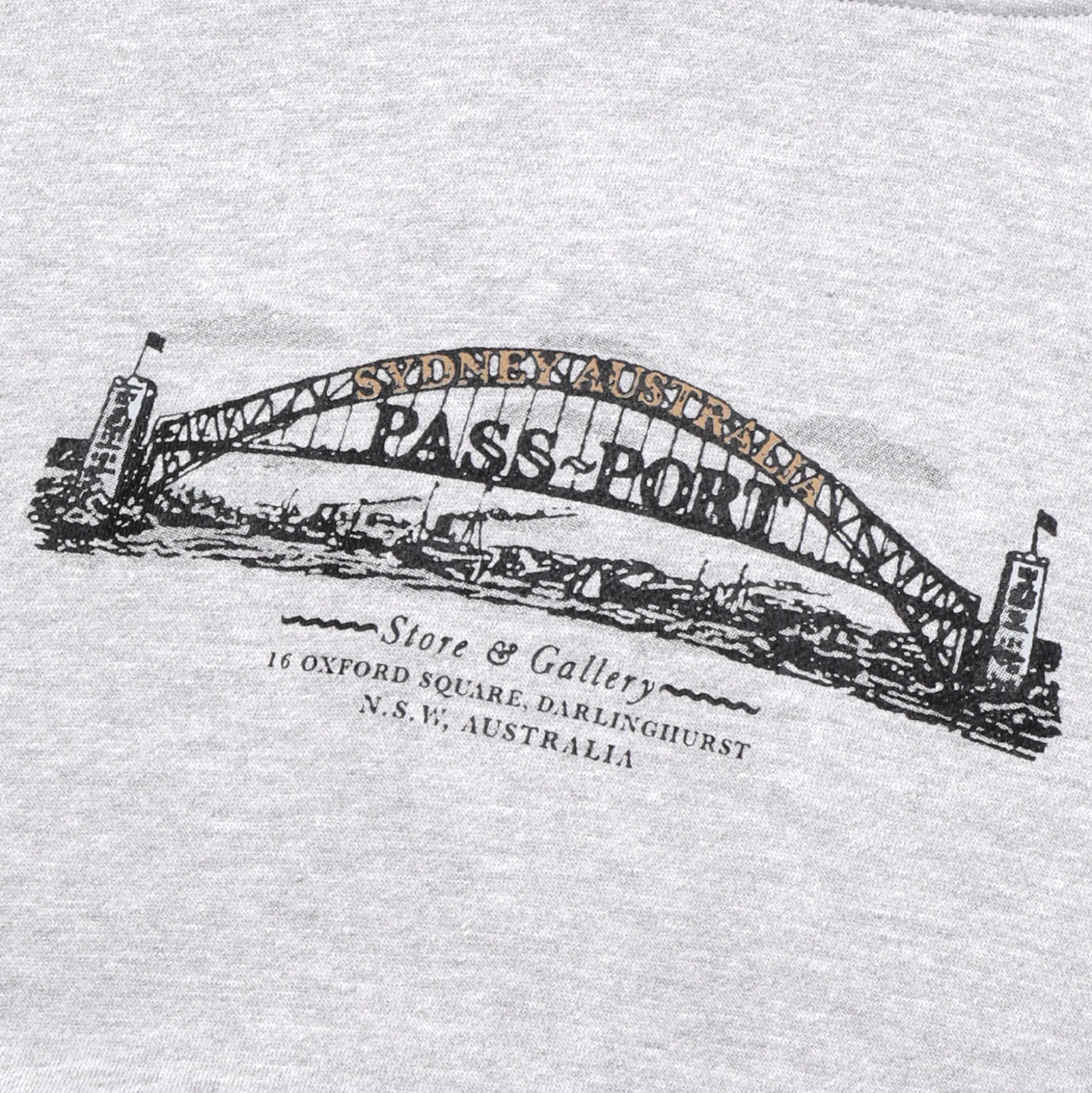 Pass~Port Store & Gallery Exclusive Sydney Harbour Hoodie - Ash