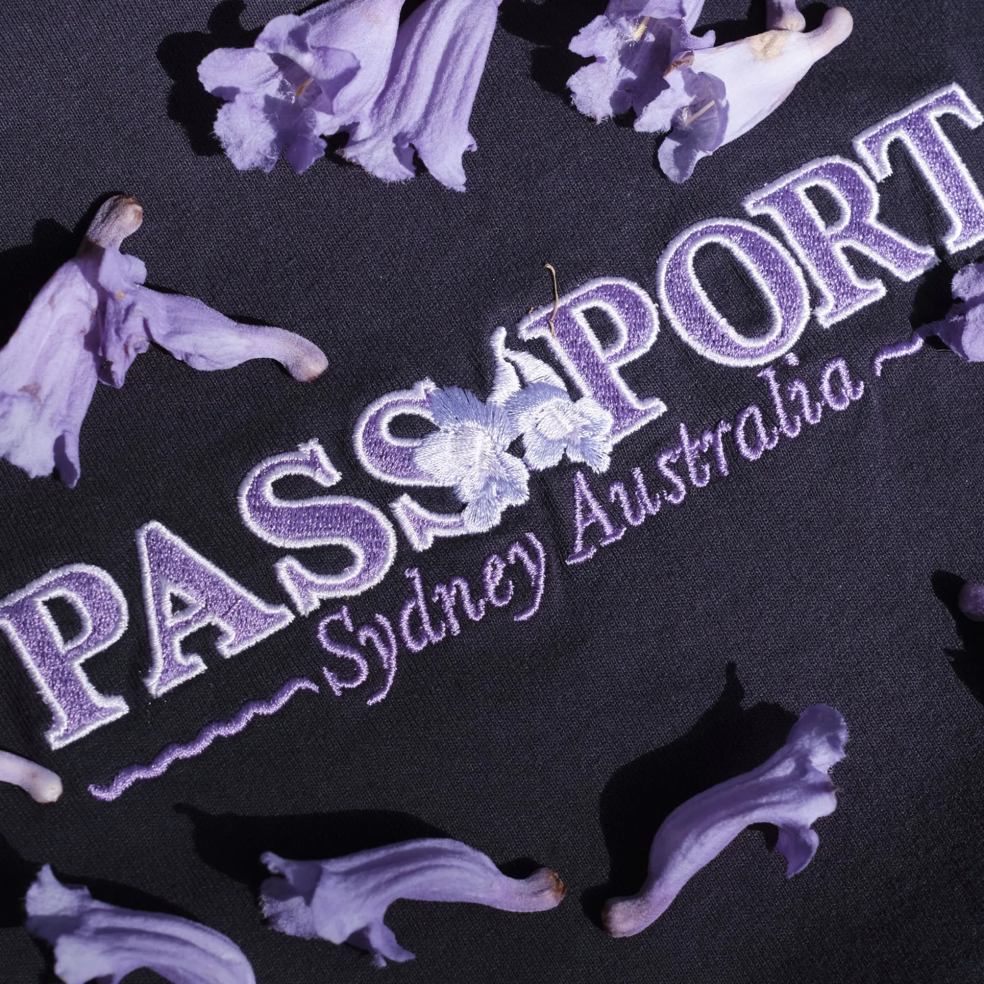 Pass~Port Store & Gallery Exclusive Jacaranda Tee - Navy