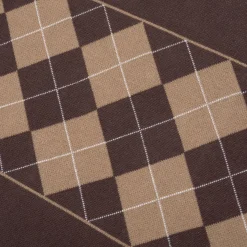 Pass~Port Tilde Stamp Knit Polo - Chocolate