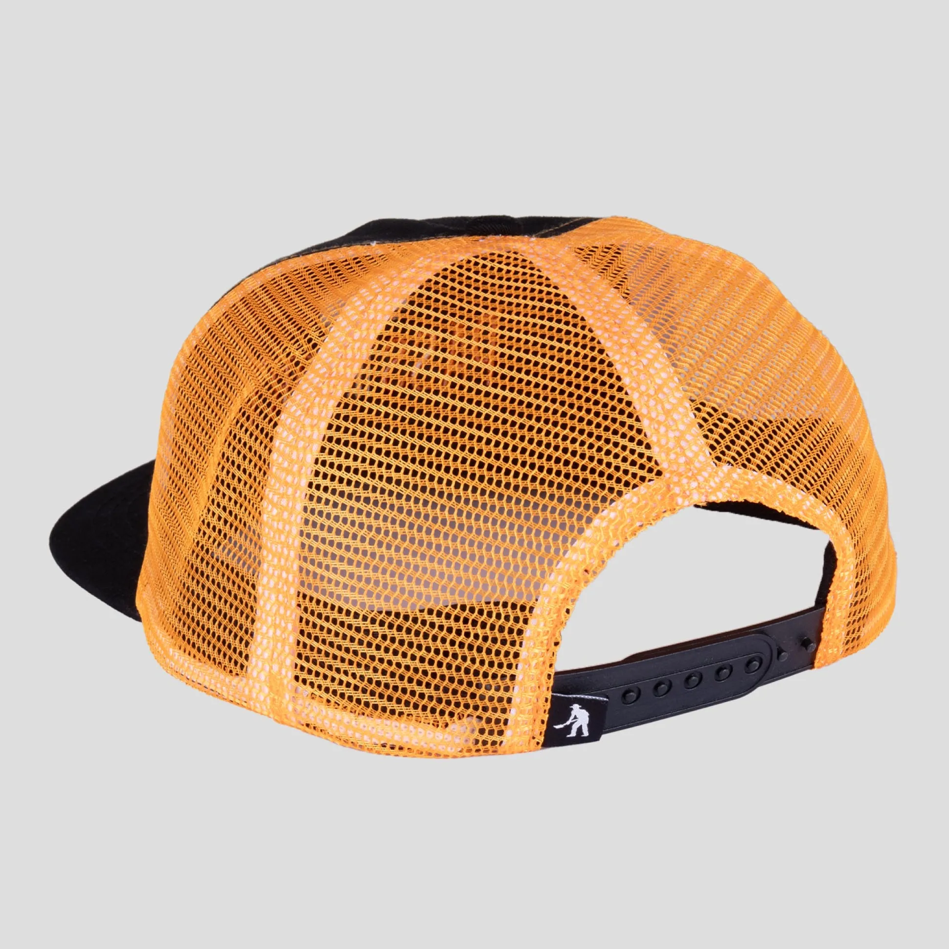 Pass~Port Towers Of Water Trucker Cap - Black / Orange