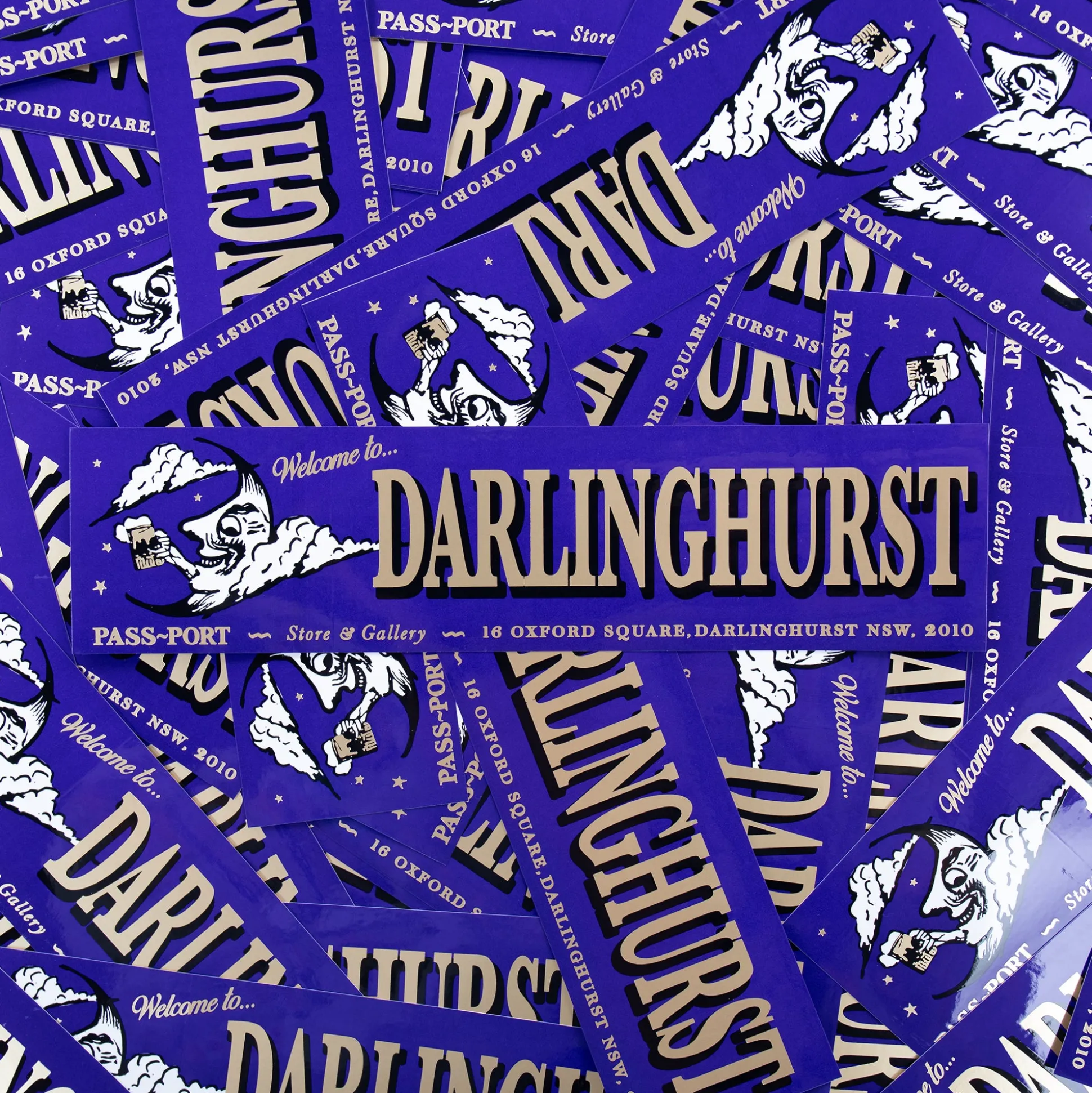 Pass~Port Welcome To Darlinghurst Bumper Sticker