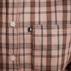 Pass~Port Workers Check Long Sleeve Shirt - Sand