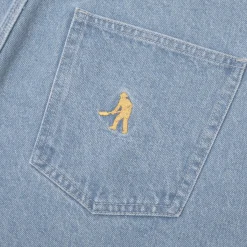 Pass~Port Workers Club Denim Jean Short - Washed Light Indigo