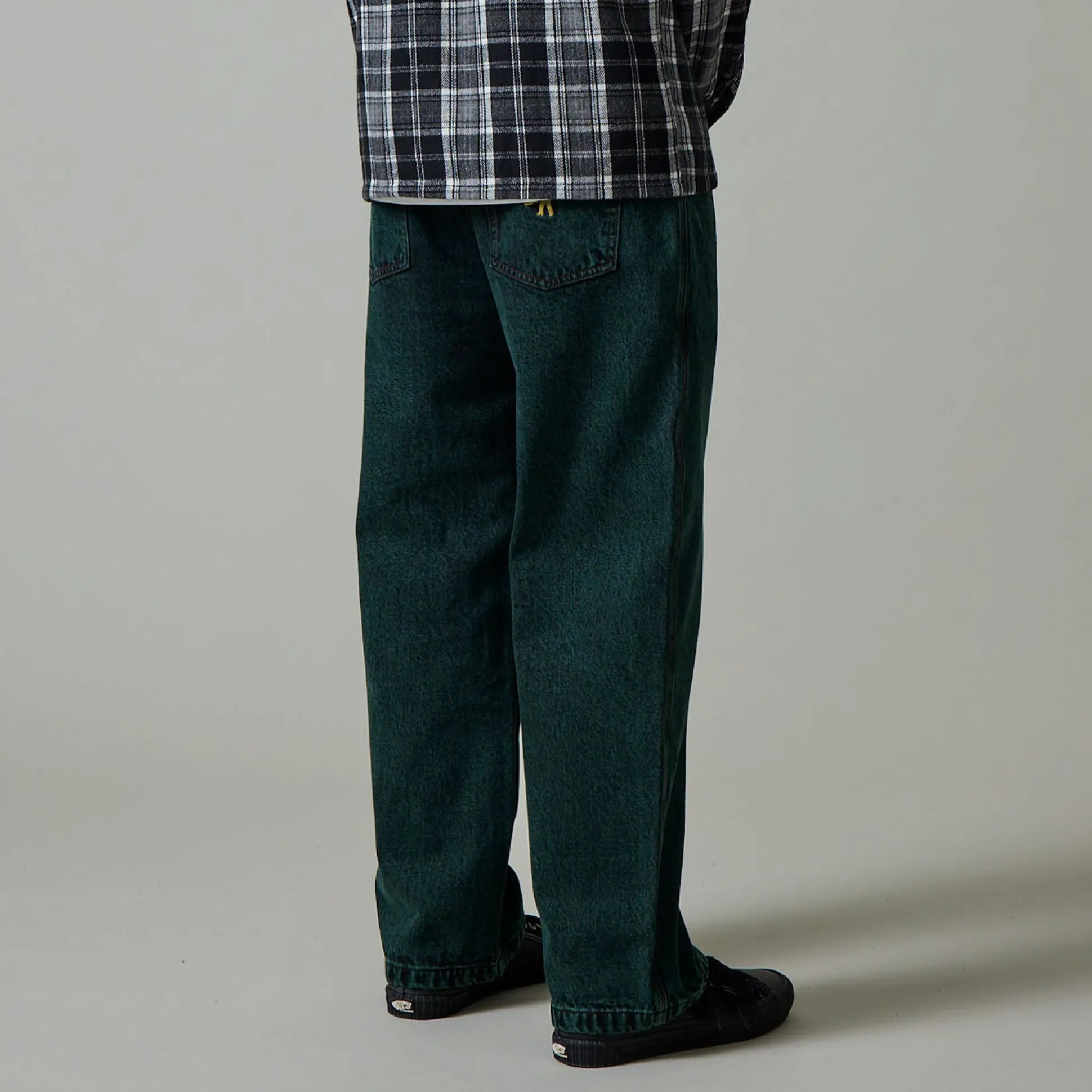 Pass~Port Workers Club Denim Jean - Dark Green Over-Dye