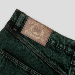 Pass~Port Workers Club Denim Jean - Dark Green Over-Dye