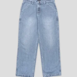Pass~Port Workers Club Jean Pant - Faded Washed Light Indigo