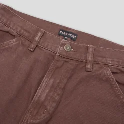 Pass~Port Workers Club Jean Short - Bottle Brown
