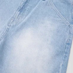 Pass~Port Workers Club Jean Short - Faded Washed Light Indigo